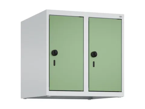 opzetkast,v. locker,2vak.,vak B 250mm,HxBxD 500x500x500mm,vleugeldeur
