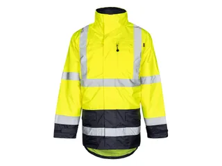 OXXA Alberto 0980 parka maat XL fluorgeel marineblauw - 1
