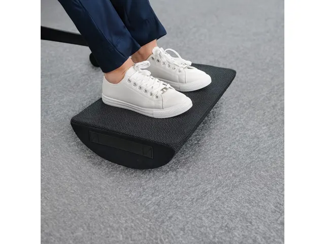 Voetensteun Fellowes Breyta kussen zwart