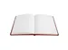 Gastenboek Alpille 2 6x22cm 140bl rood