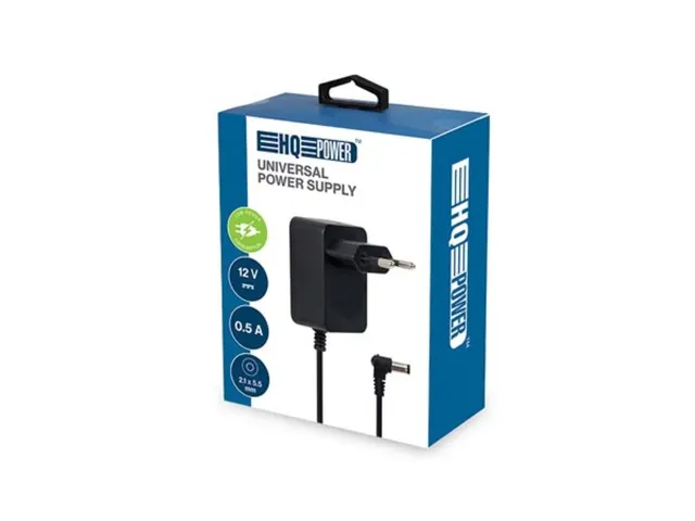 Universele Voeding - 12 VDC - 0.5 A - 6 W - Connector (2.1 x 5.5mm