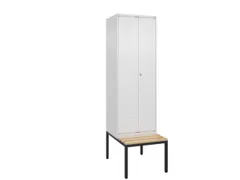 locker voor scheiding van kleding,HxBxD 2120x600x815mm,2vak