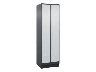 locker voor scheiding van kleding,HxBxD 1950x600x500mm,2vak - 1