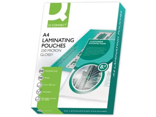 Lamineerhoes A4 Glanzend 216x303mm 2x250 Micron Doos 100 stuks