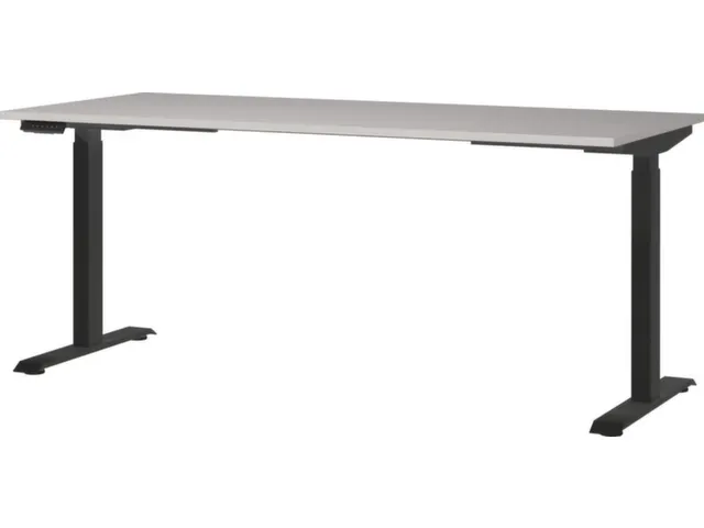 Elektrisch ihv bureau,HxBxD 720-1200x1800x800mm,blad decor kasjmier