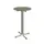 statafel,HxØ 1090x800mm,rond,4voeten groen,blad MDF groen