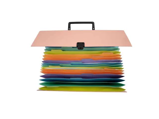 Sorteermap 18 ind. A quarel geassort.