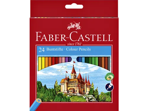 Kleurpotloden Faber-Castell assorti set à 24 stuks