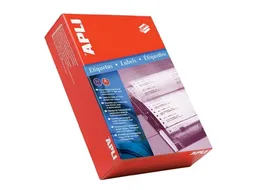 Apli Etiketten Op Kettingpapier 88.9x36mm 1-baans