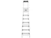 veiligheidsladder,eenzijdig,7 XXL treden,Stand H 1,5m,balk L 2,33m