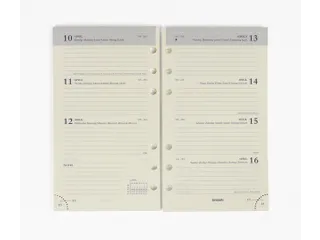 Agendavulling 2027 Brepols Brefax 17 7dagen/2pagina's - 4