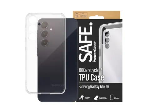 PanzerGlass SAFE. by TPU Case Samsung Galaxy A55 5G | Transparent,