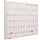 Verticale Jaarplanner Magnetisch 90x120cm Engels Softline profiel 8mm