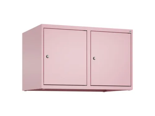 opzetkast,v. locker,2vak.,vak B 400mm,HxBxD 500x800x500mm,cilinderslot