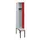 locker met bank,HxBxD 2120x300x815mm,1vak,vak B 300mm,draaigrendel