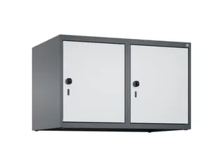 opzetkast,v. locker,2vak.,vak B 400mm,HxBxD 500x800x500mm,draaigrendel - 2