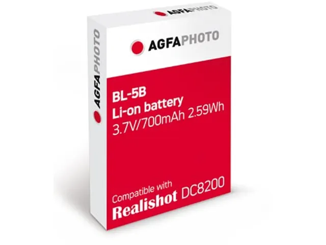 reserve batterij voor digitaal fototoestel DC8200
