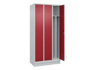 locker voor scheiding van kleding,HxBxD 1950x900x500mm,3vak - 2
