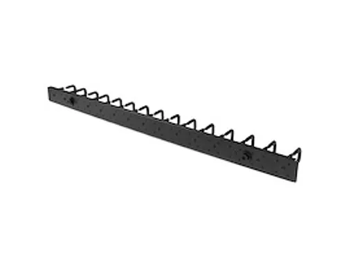Verticale kabelmanager met D-ring haken 40U 1,8 m