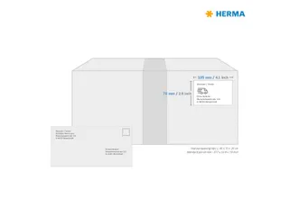 HERMA 4426 Premium etiketten A4 105x70mm Wit 800 stuks - 4