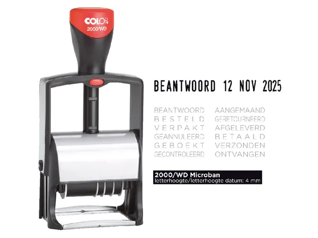 Woord-datumstempel Colop S2000