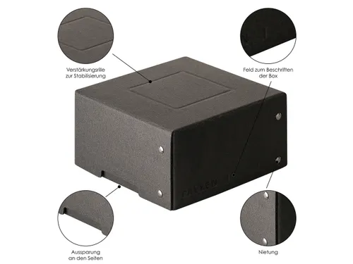PureBox Black 150x150 85mm