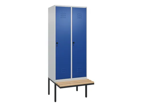 locker voor scheiding van kleding,HxBxD 2120x800x815mm,2vak