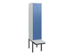 locker met bank,HxBxD 1950x400x815mm,1vak,vak B 400mm,cil.-slot