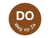 Daymark Label Dagetiket permanent 'Do weg Za' Rol 1000st