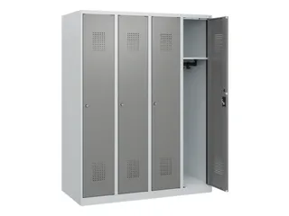 schoollocker,HxBxD 1530x1200x500mm,4vak,vak B 300mm,cil.-slot - 1