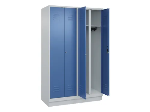 locker voor scheiding van kleding,HxBxD 1950x1200x500mm,4vak