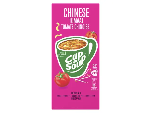 Cup a Soup Knorr Chinese tomaten Soep 21x175ml