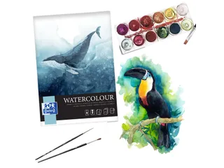 Tekenblok Oxford Watercolour A4 10 vel 300 gram spiraal - 1