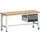 werkbank,verrijdbaar,HxBxD 840-1140x2000x750mm,beukenblad