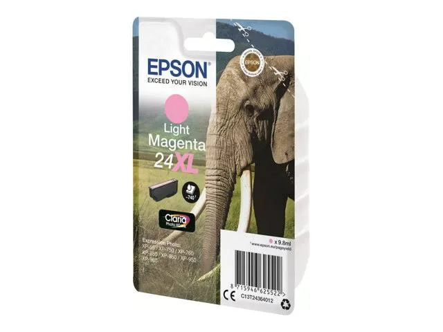 Inktcartridge Epson 24XL T2436 lichtrood HC C13T24364012