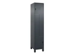 Z-garderobekast,HxBxD 1950x400x500mm,vak B 200/400mm,draaigrendel