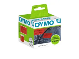Etiket Dymo 2133399 naamkaart 54x101mm 1 rol á 220 stuks rood