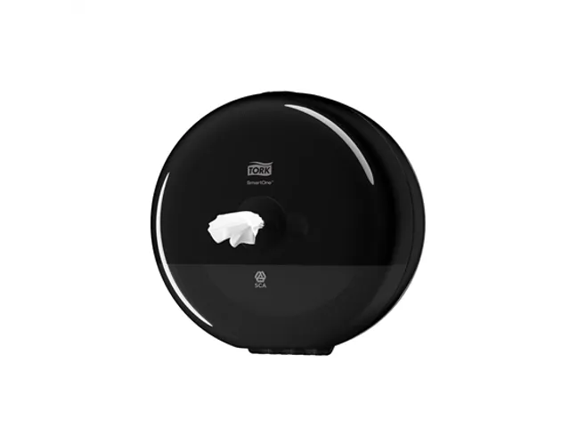 Tork 680008 T8 SmartOne Toiletpapier Dispenser Elevation Zwart