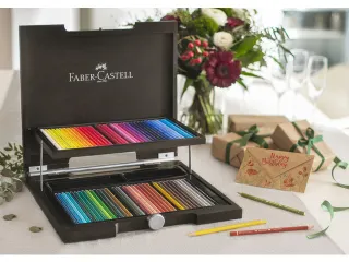 Kleurpotlood Faber Castell Polychromos houten koffer 72 stuks - 18