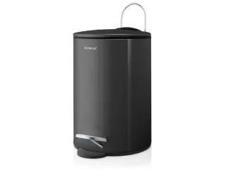 pedaalemmer,3l,HxØ 245x170mm,romp staal antraciet - 1