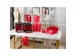 Ladenblok A4 Big-box Classic 4 Laden Zwart Rood