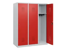 schoollocker,HxBxD 1530x1200x500mm,3vak,vak B 400mm,cil.-slot