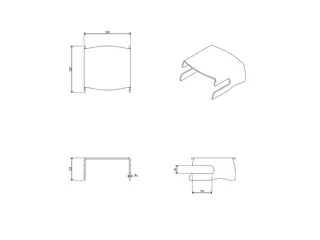 Monitorstandaard Acryl Dataflex 44100 transparant - 2