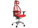Siège De Bureau Pivotant Rouge Assise Hxlxp 430-520X480X500Mm Dossier