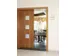 Plaque de porte Crystal Sign 210x210mm Transparent