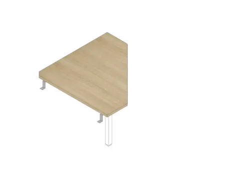 koppelelement voor bureau,90 °,HxBxD 680-760x840x840mm,v. 4voeten