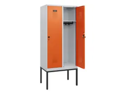 schoollocker,HxBxD 1950x800x500mm,2vak,vak B 400mm,draaigrendel