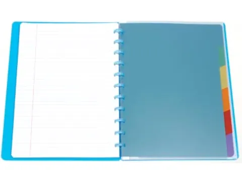 Toebehoren Voor Schriften Set A4 Van 6 Tabbladen Uit Pp In 6 Kleuren