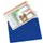 zichtpaneel,DIN A4,liggend,blauw,achterzijde magnetisch