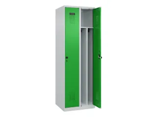 locker voor scheiding van kleding,HxBxD 1850x600x500mm,2vak - 1